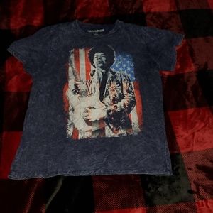 Jimi Hendrix American Flag Shirt